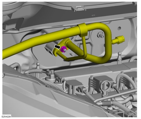 Ford Ecosport - Removal and Installation - Evaporator Inlet and Outlet ...